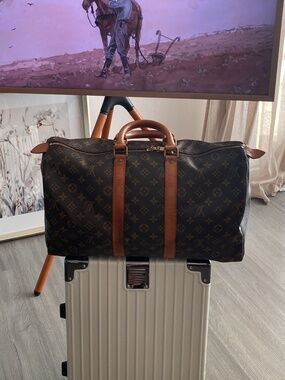Authentic Louis Vuitton Keepall travel bag